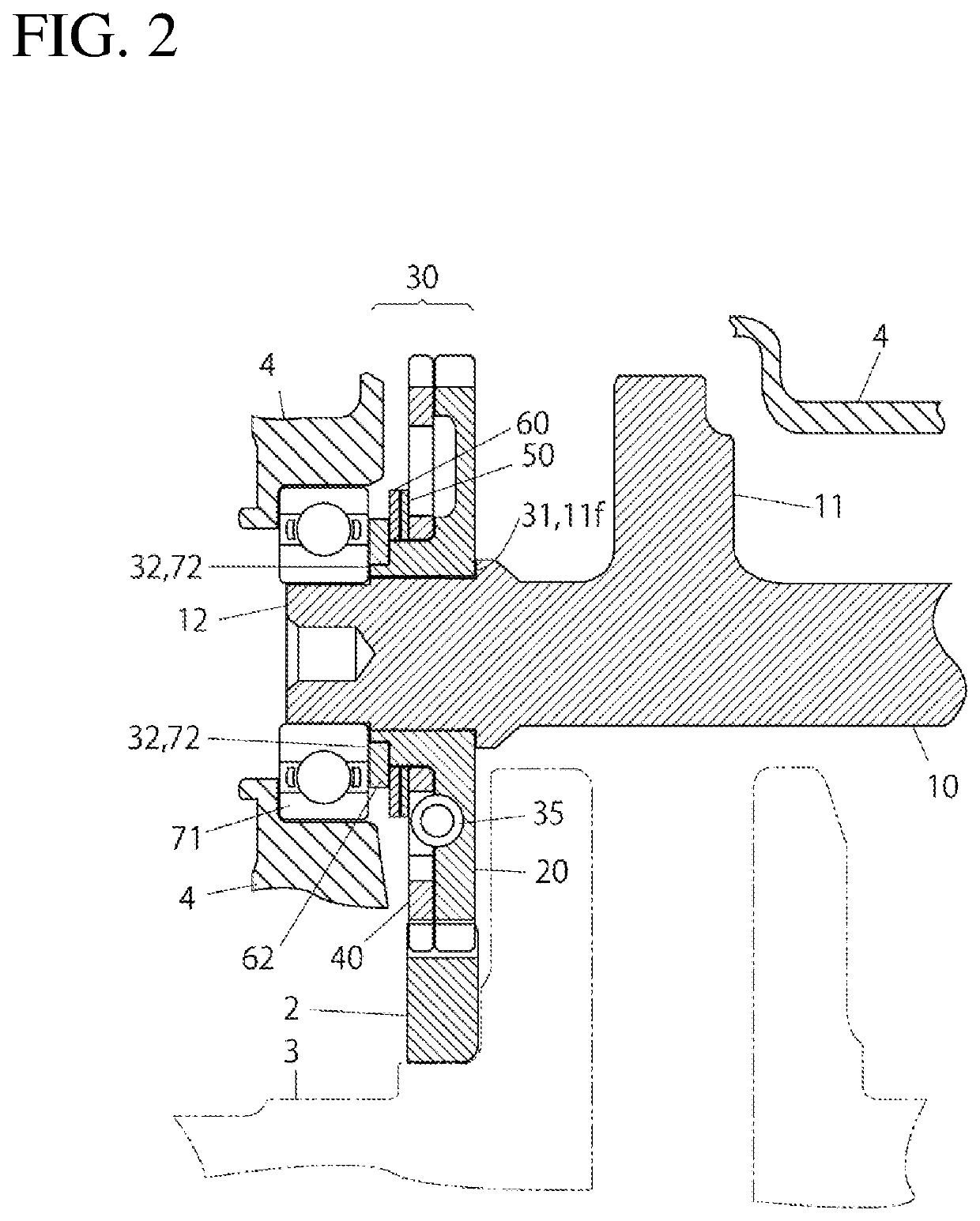 Balance shaft structure