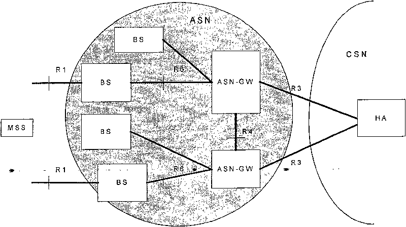 Method for implementing terminal denetwork at agent mobile network protocol