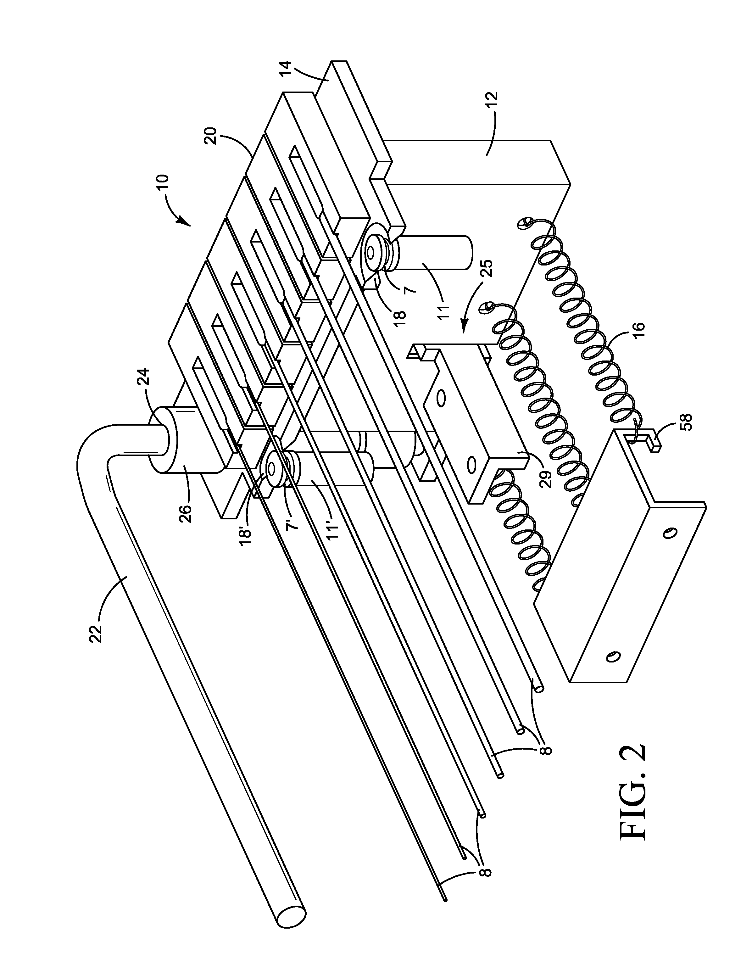 Guitar tremolo bridge