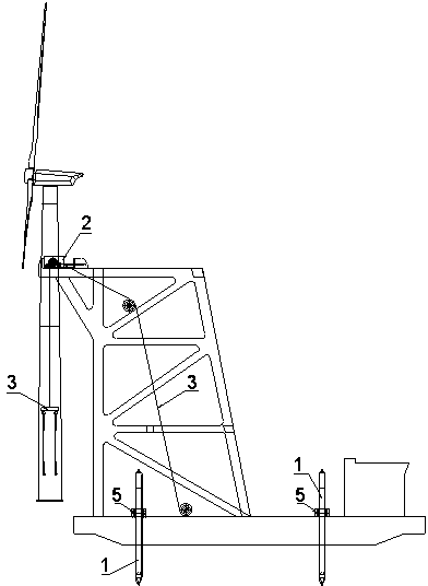 High-precision offshore wind turbine hoisting and mounting ship