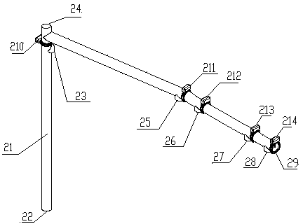 Multifunctional powder material processing equipment and processing method for pollen pini