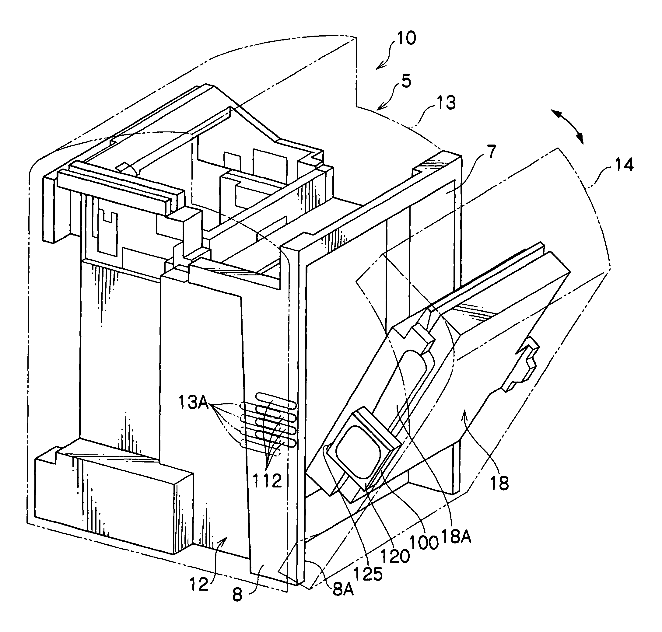 Image forming apparatus with cooling fan for cooling image holding members