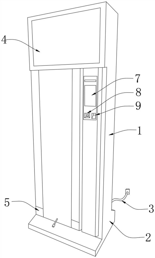 Novel intelligent key management equipment based on track transmission