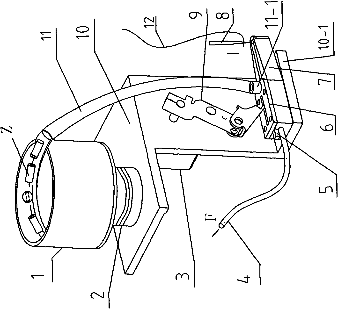 Tube-bead embroidery automatic feeding device