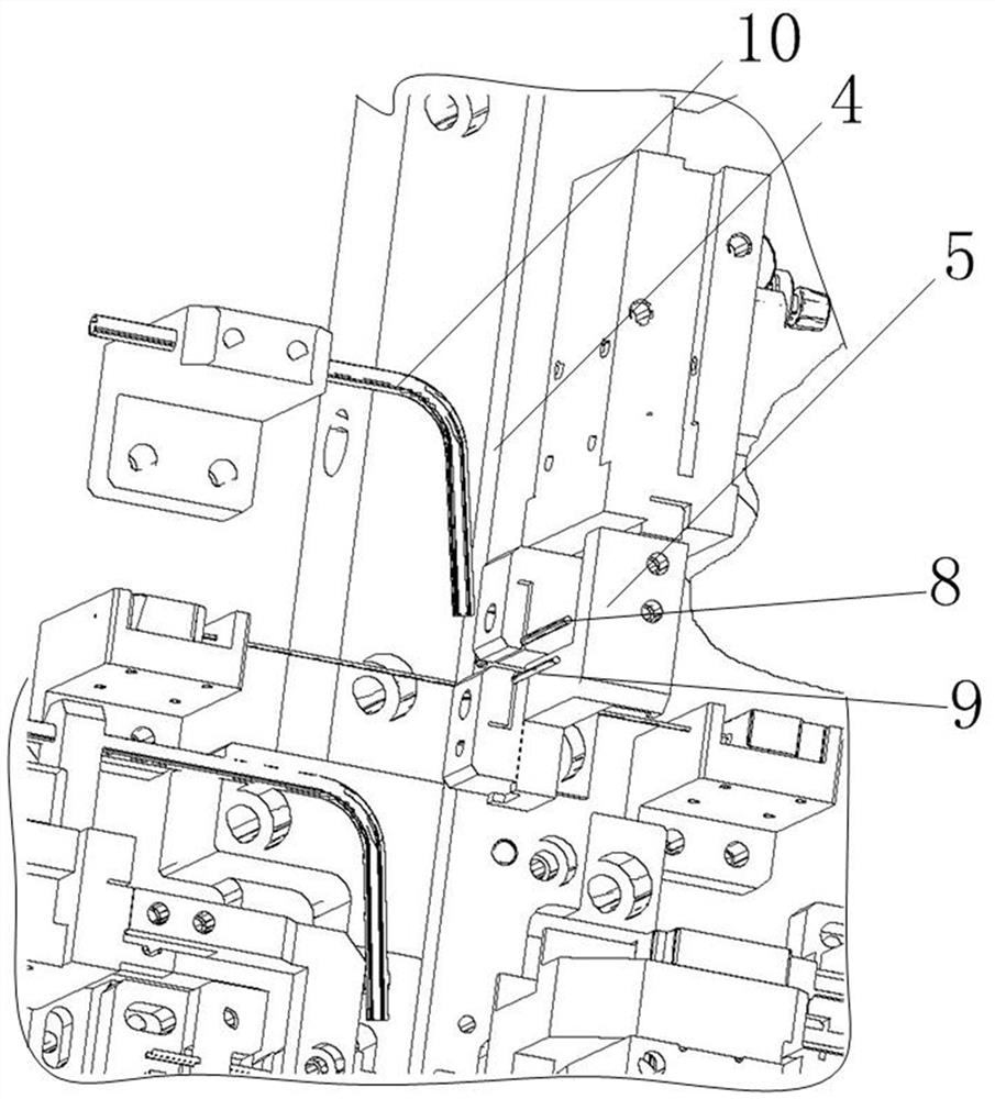 sot shape integrated circuit chip test and sorting device