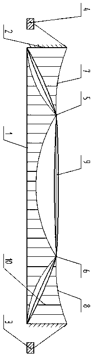 A suspension-arch composite system bridge