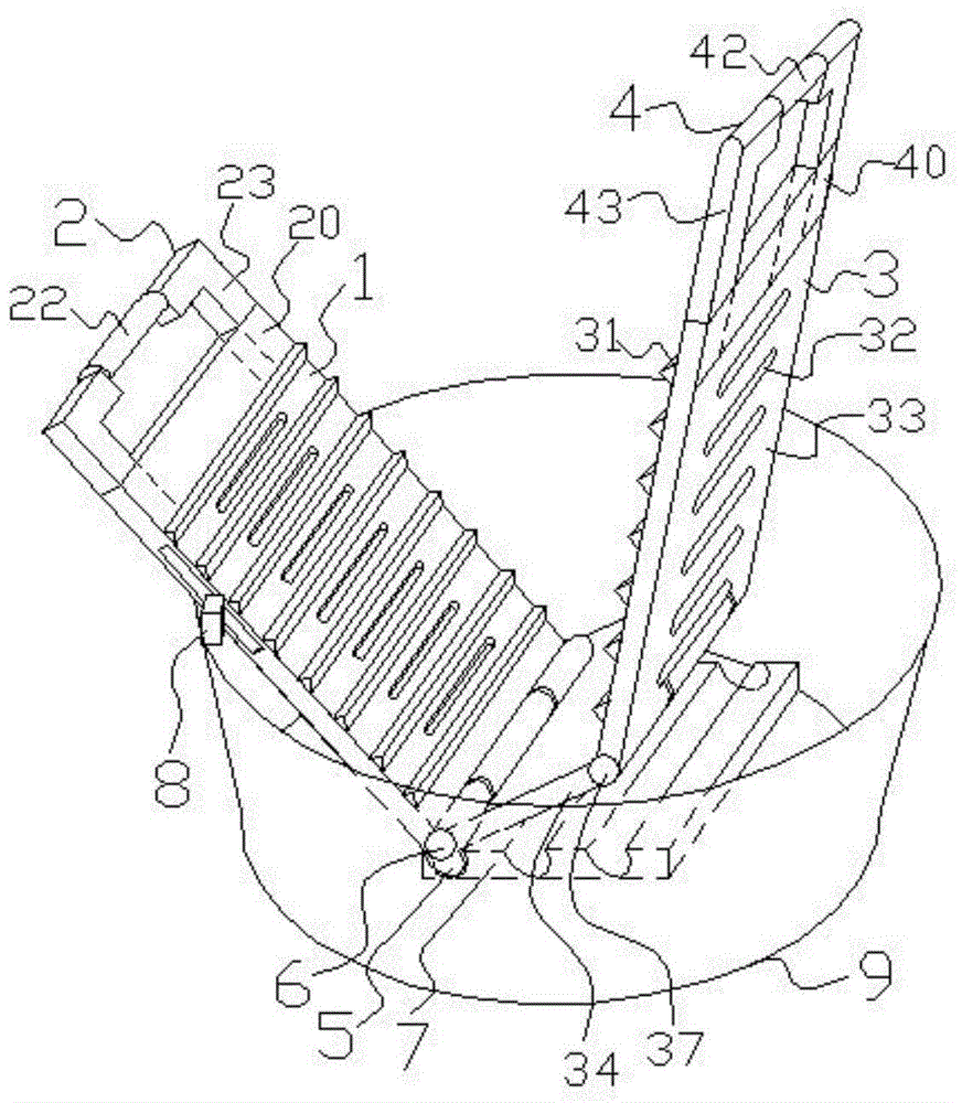 A manual laundry device