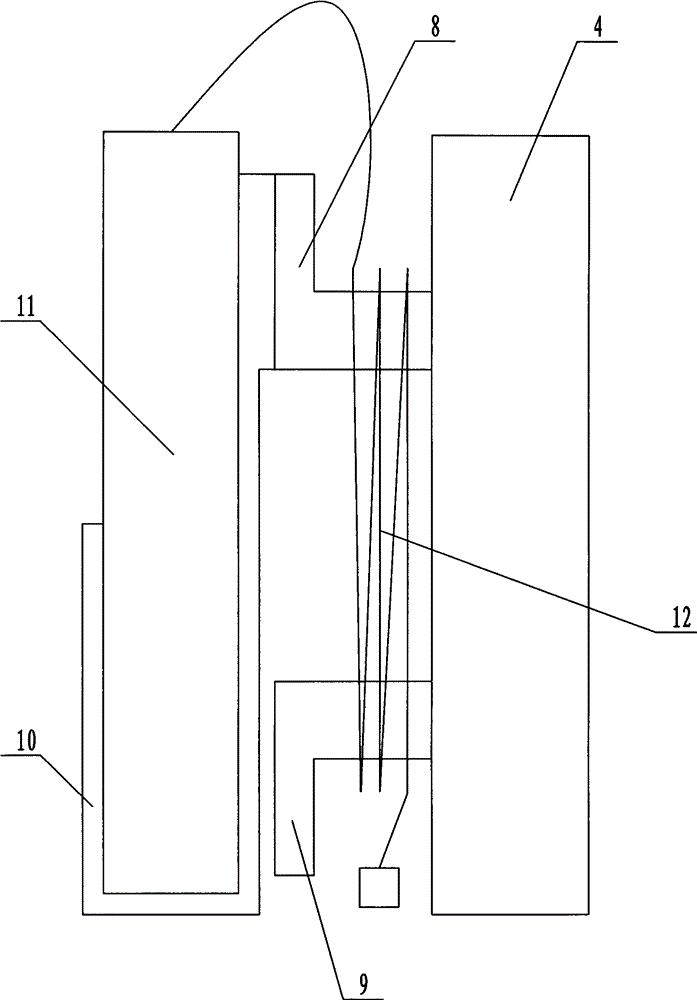 Gasoline generating set structure