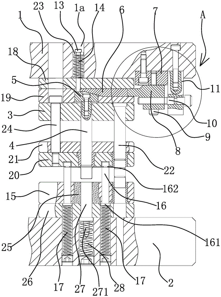 A Punch Position Adjustment Mechanism in Continuous Drawing Die