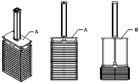 A method for increasing the distance between the pressing plates of the forming cabinet of the polymer lithium-ion battery fixture