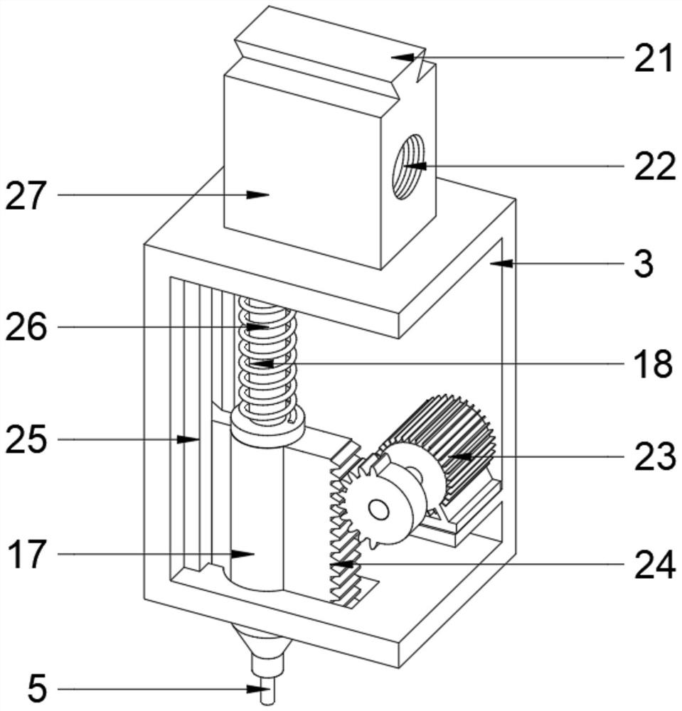 Workpiece stamping device with clamping function