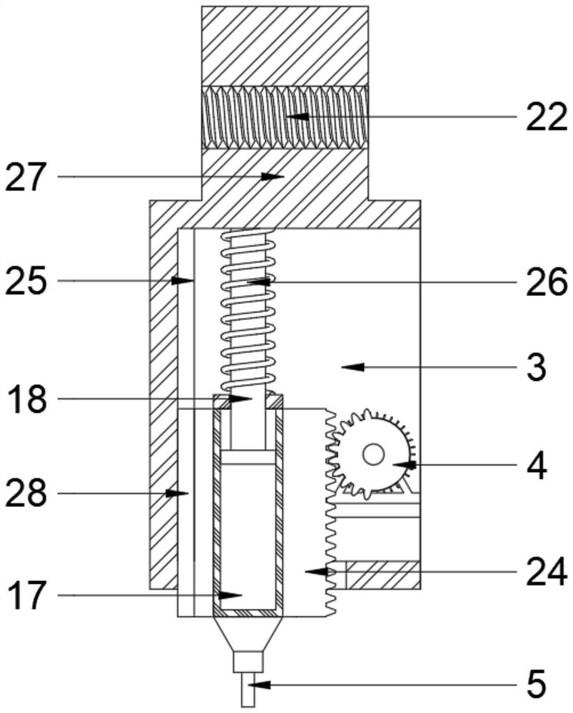 Workpiece stamping device with clamping function