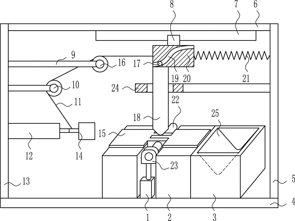 Metal plate bending device