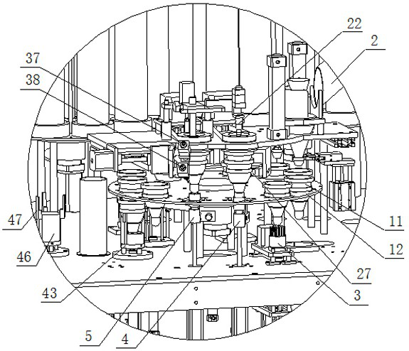 Badminton automatic gluing machine