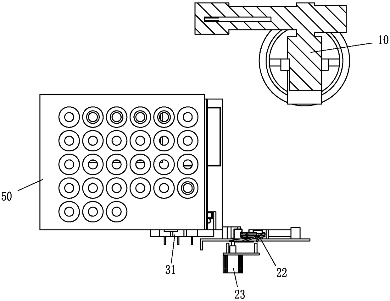 Sterile cabin fully automatic drug sterility inspection and enrichment system and its operation method