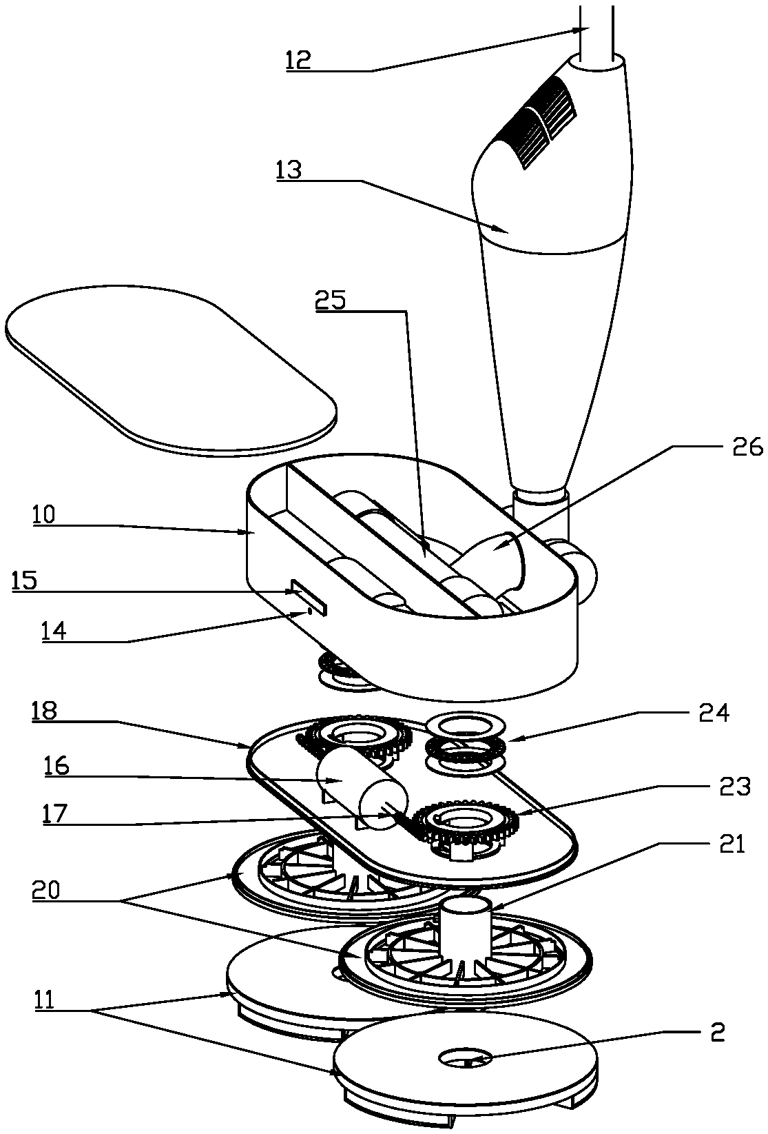 Multifunctional electric rotary mop