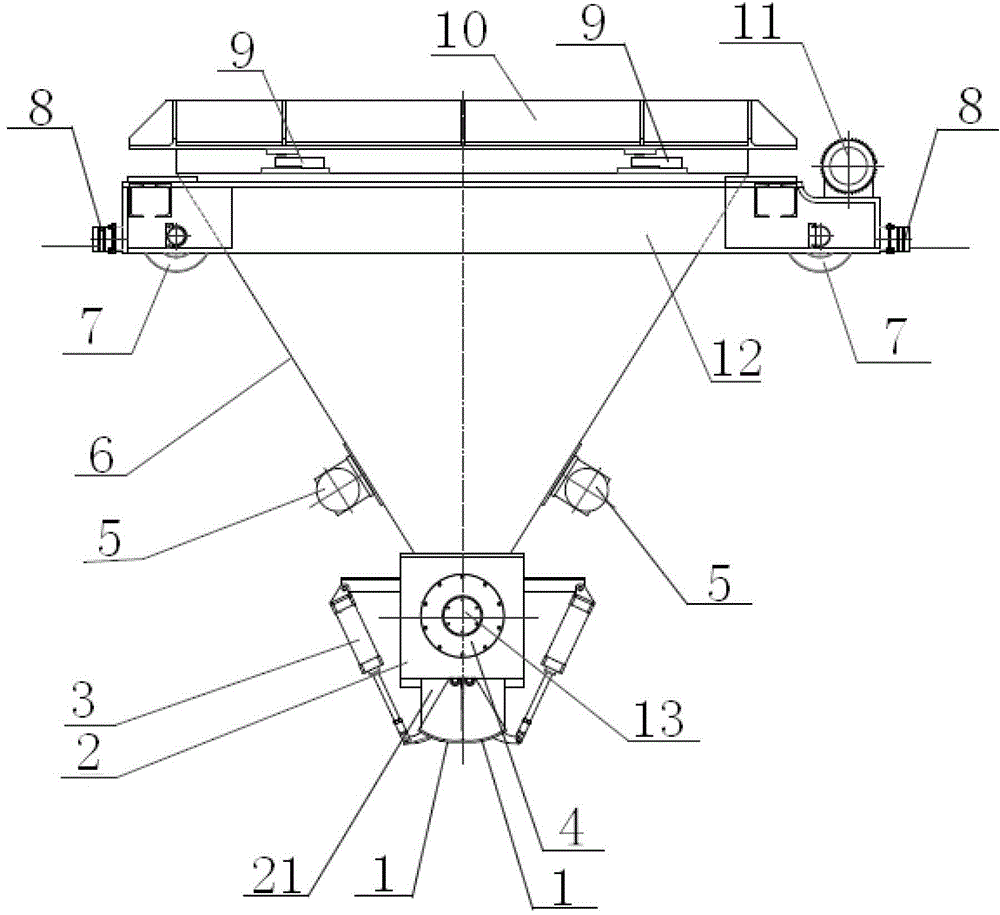 Feeding device for U-shaped pre-stress concrete pile plank and control method