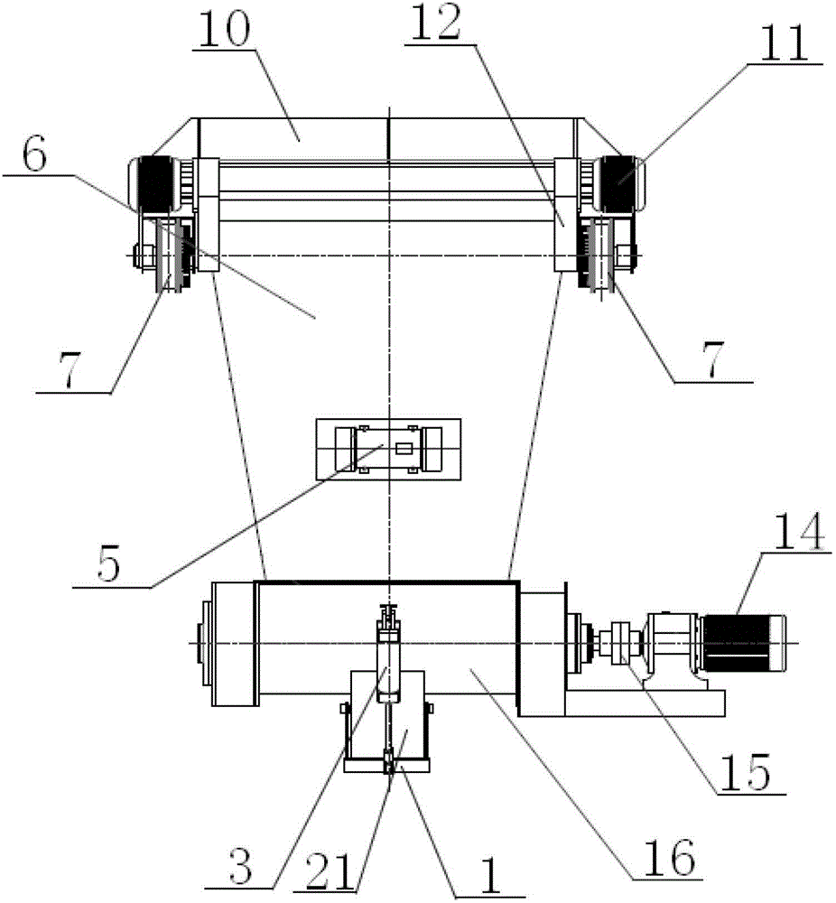 Feeding device for U-shaped pre-stress concrete pile plank and control method