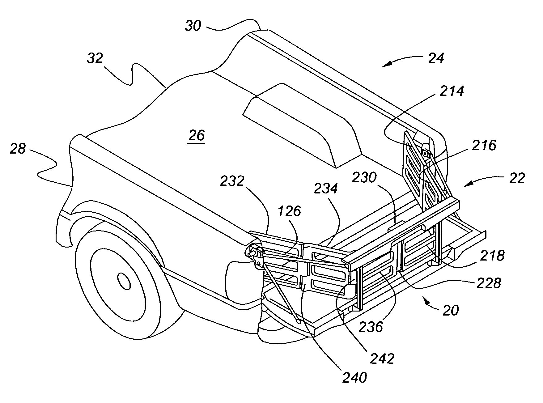 Vehicle tailgate having supplemental tailgate assembly