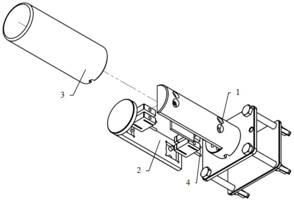 Starting door force measuring handle for single-board skiing training