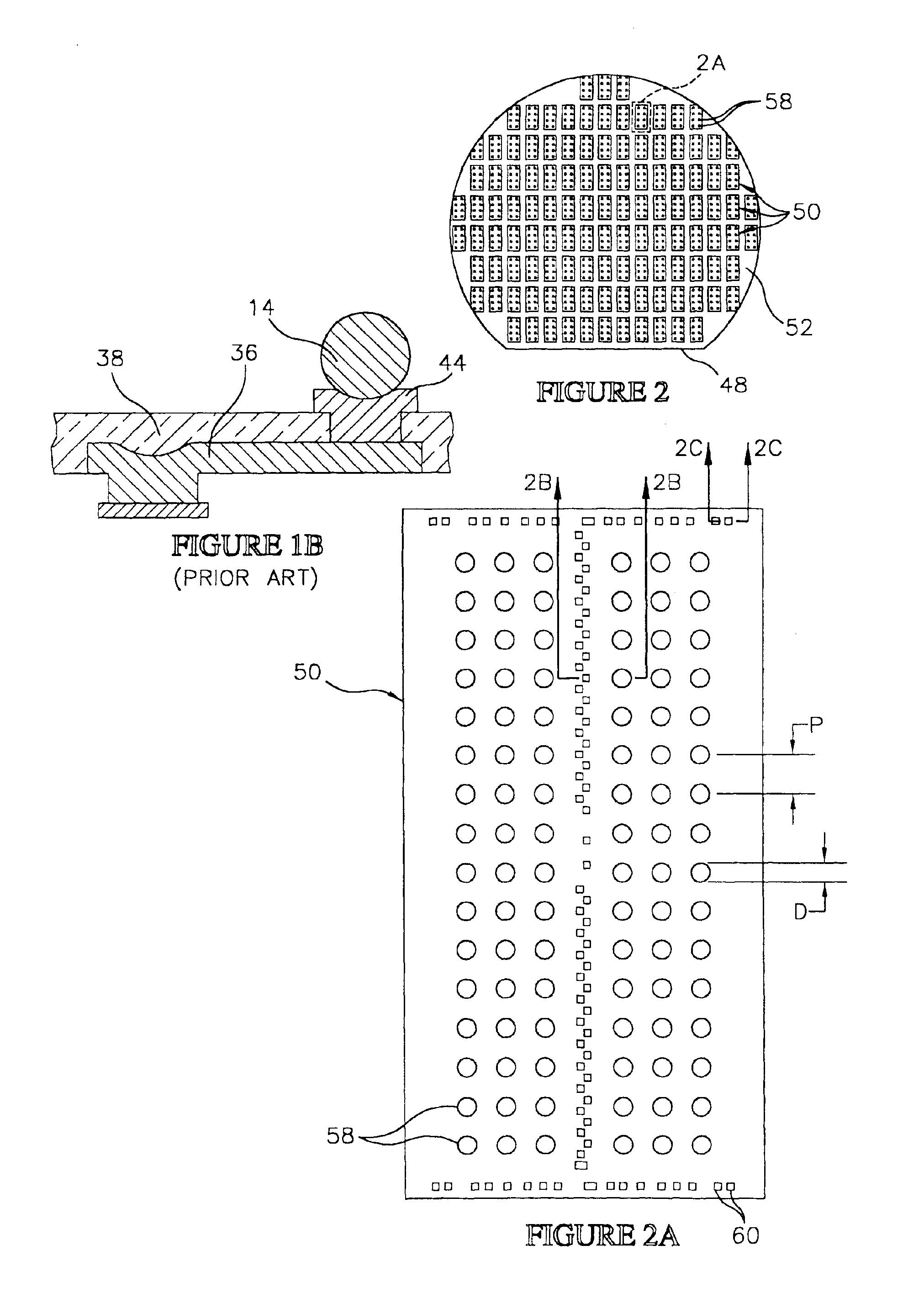 Semiconductor component having test contacts