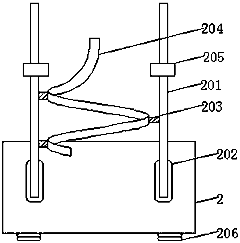 Volume reduction device for recycle treatment of waste ring-pull cans