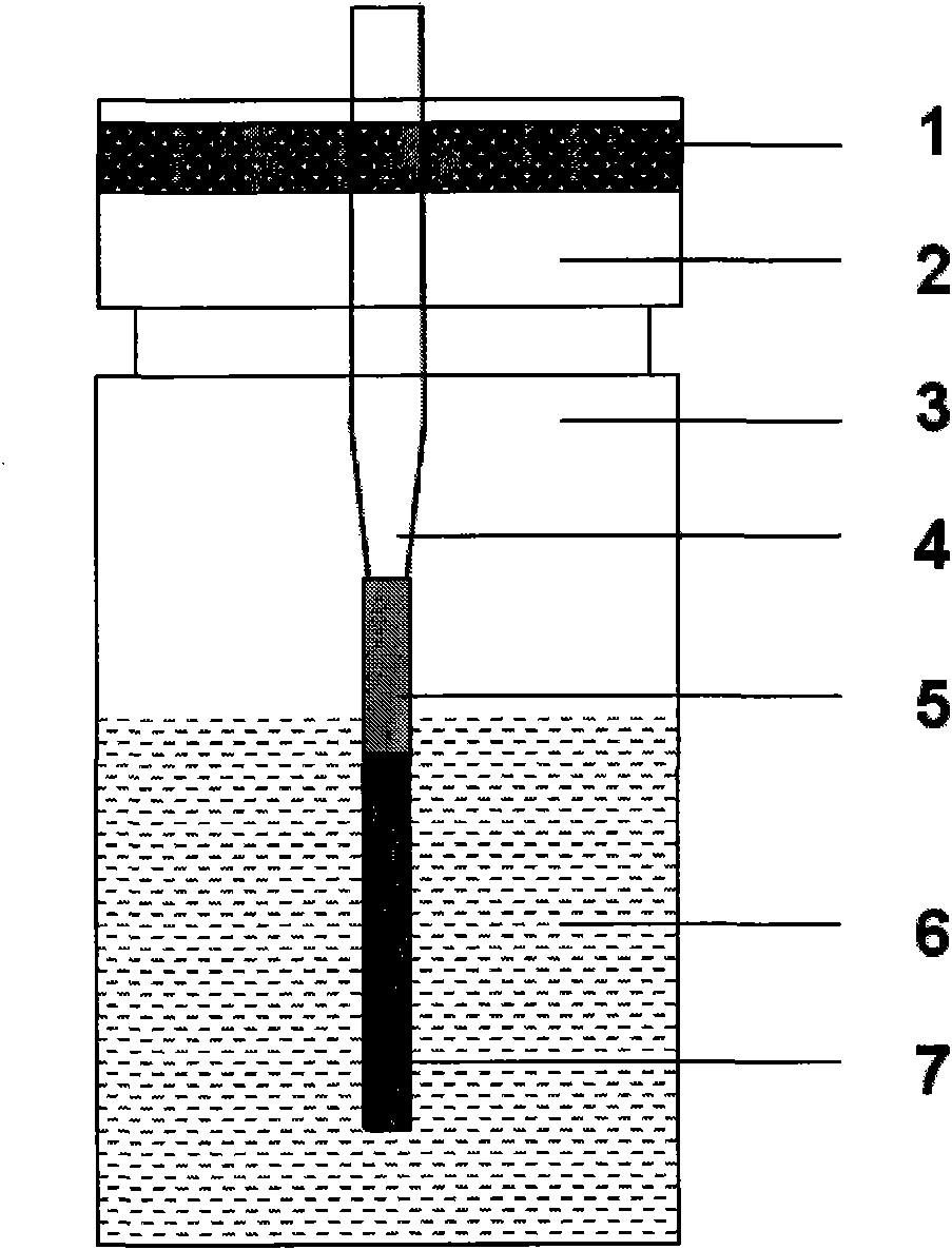 Method for testing melamine in raw milk and dairy products and preprocessing device