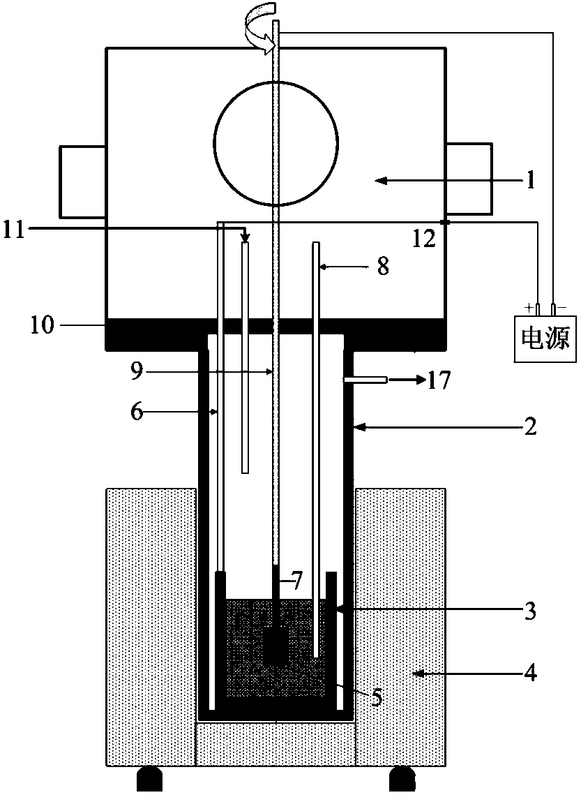 Molten salt electroforming preparation method of rhenium