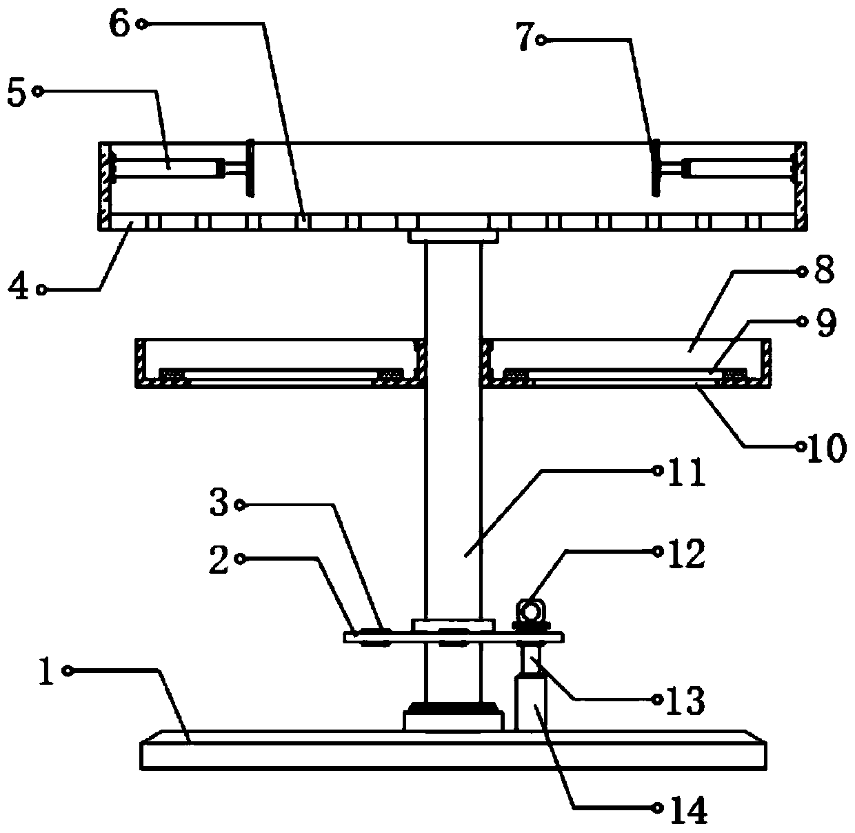 Fixing device for electric power instrument