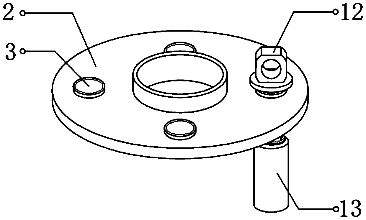 Fixing device for electric power instrument