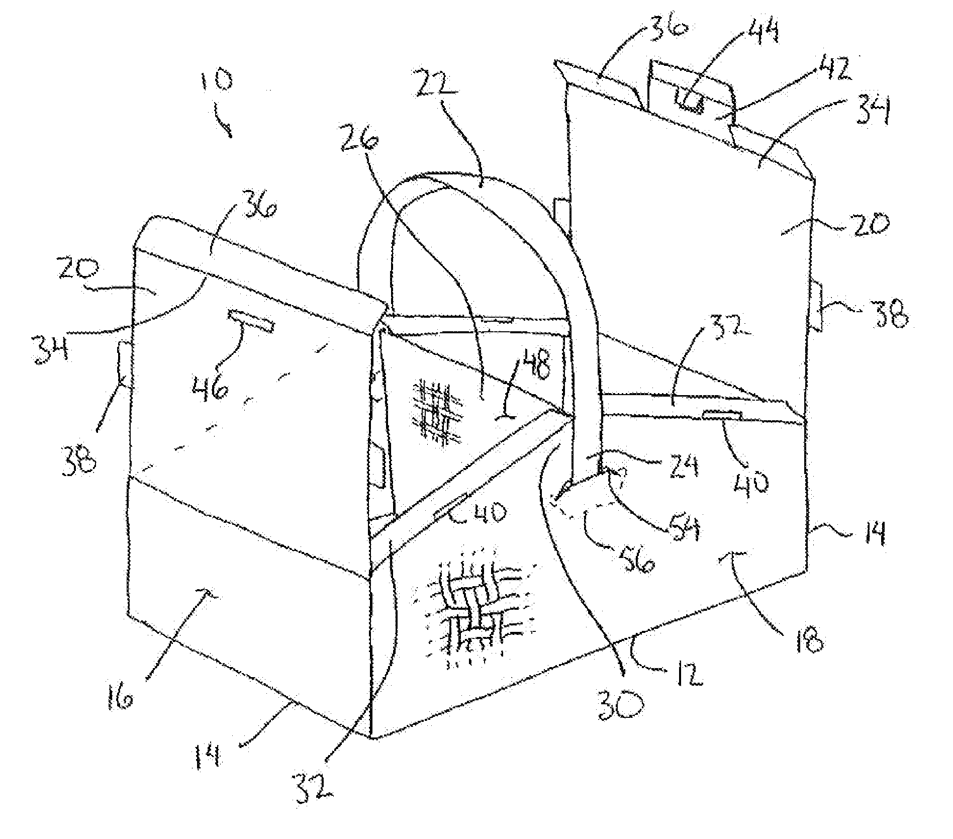 Disposable carry-out food container