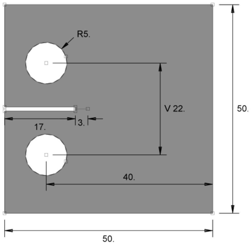 Residual stress introduced CT sample stress field and crack propagation analysis method