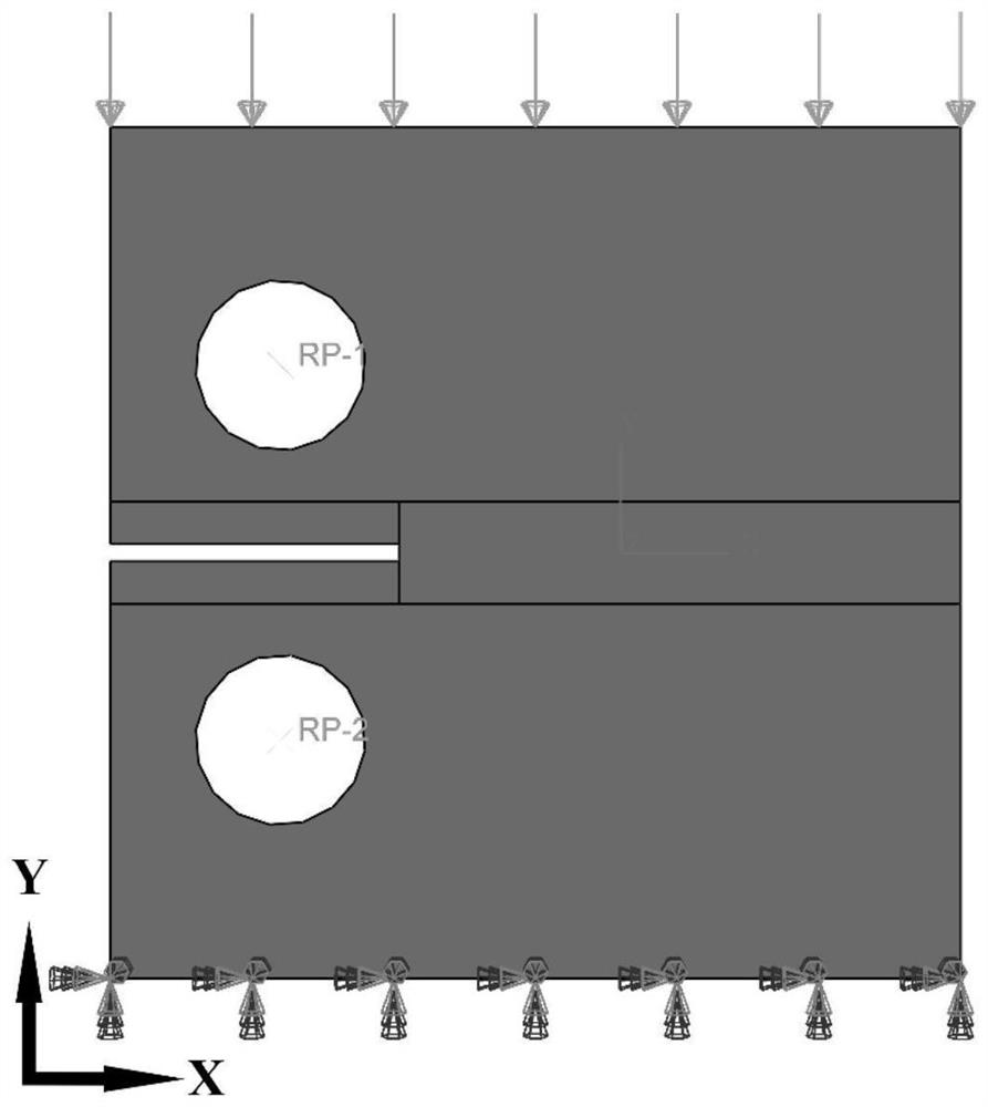 Residual stress introduced CT sample stress field and crack propagation analysis method