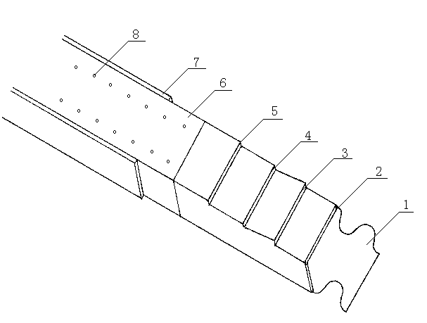 Novel compound rubber strip for hollow glass