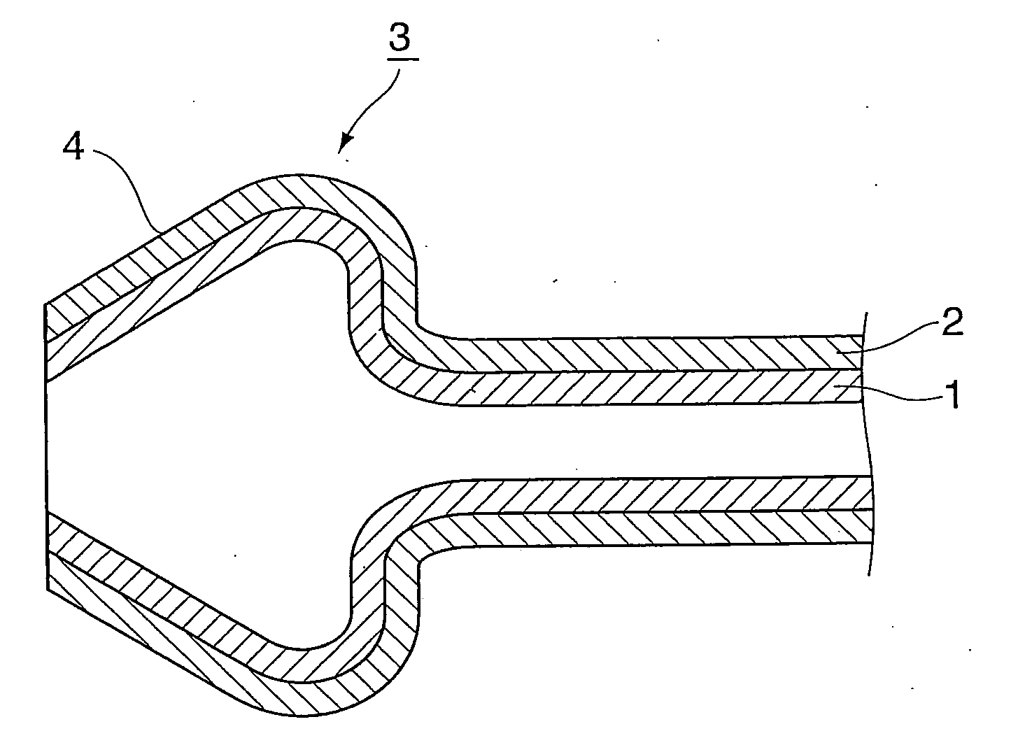 High-pressure fuel injection pipe