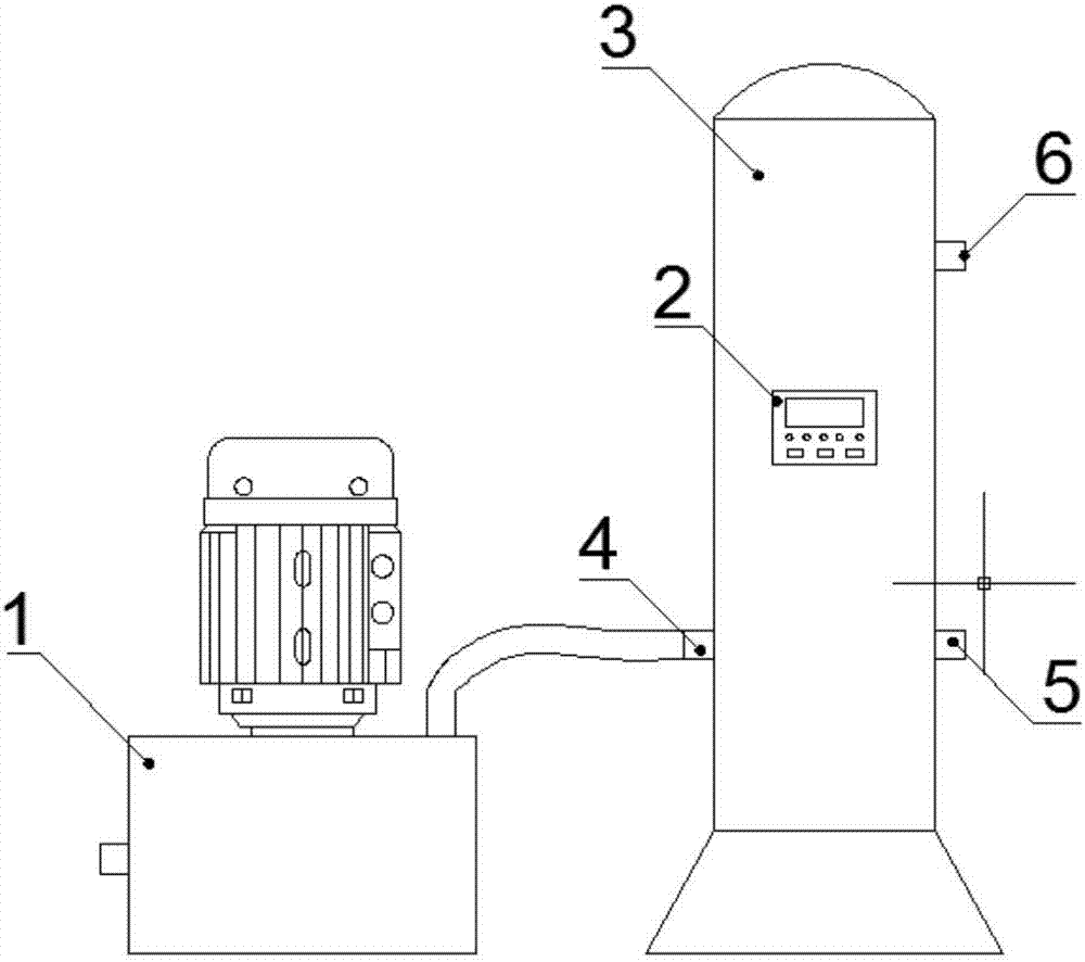 Grouting plugging test device and method for simulating water burst of karst pipeline