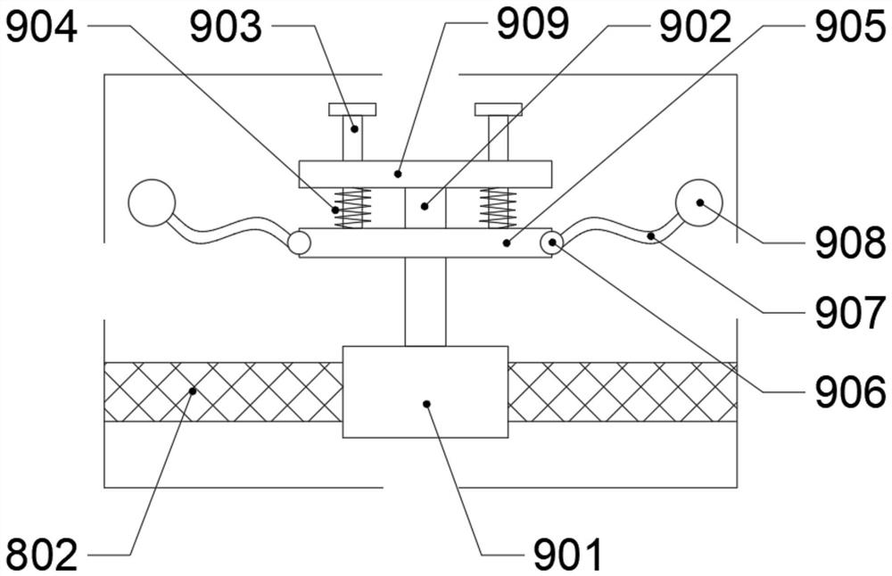 Road engineering dust filtering device