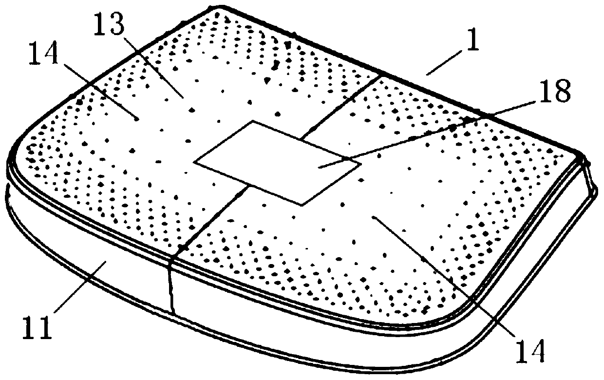 A toughening forming device for digging holes and bending glass plates