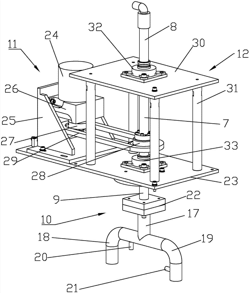 Integrated aftertreatment system for use in pencil production lines