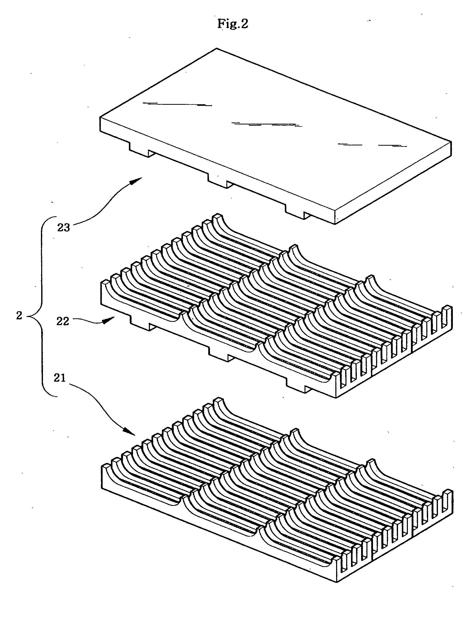 Anode-supported flat-tubular solid oxide fuel cell stack and fabrication method of the same