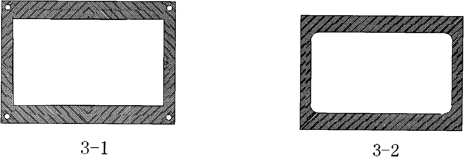 Polymer composite fireproof-type dry powder mortar smoke exhaust duct and preparation method of base material thereof