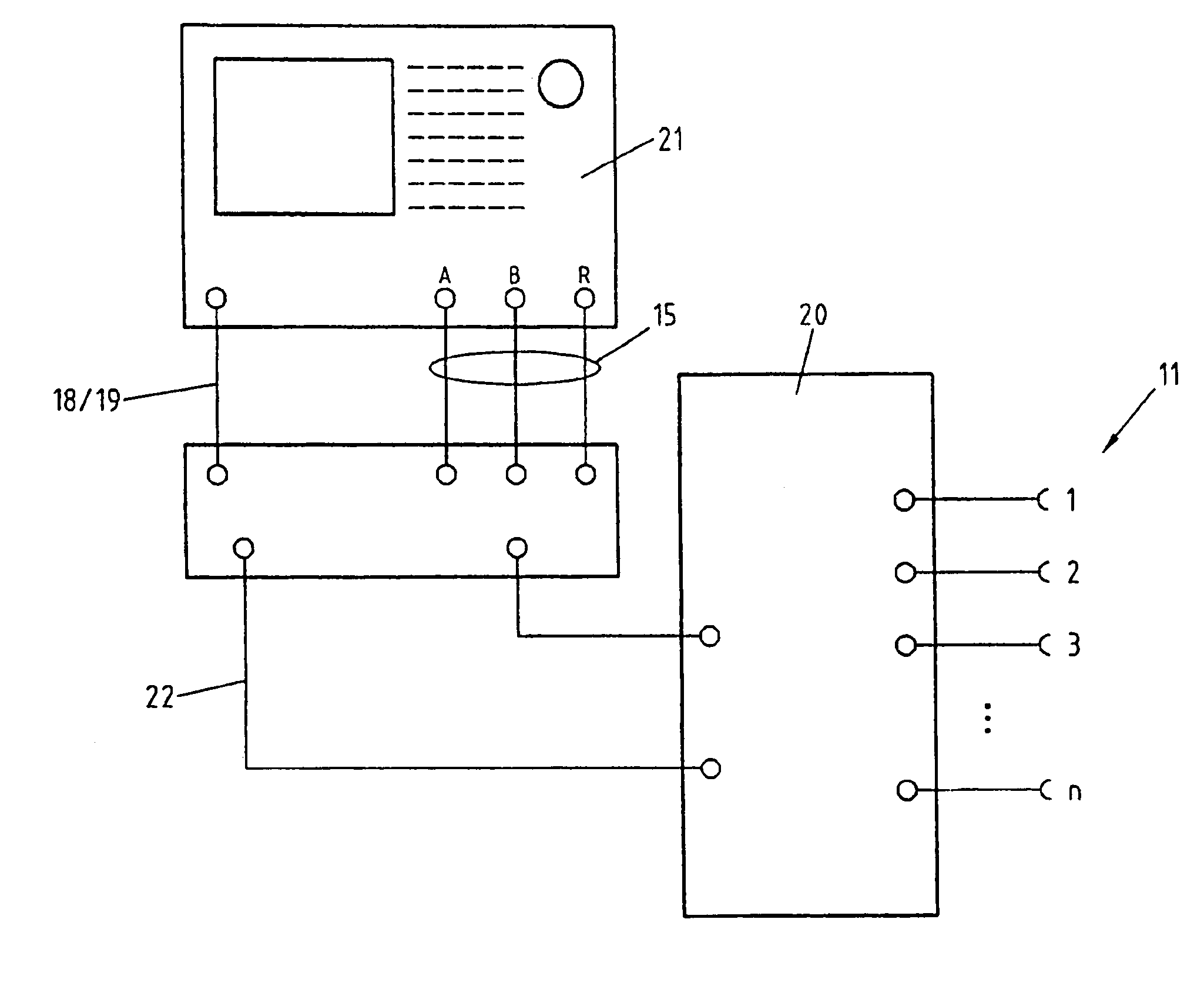 Method for correcting errors by de-embedding dispersion parameters network analyst and switching module