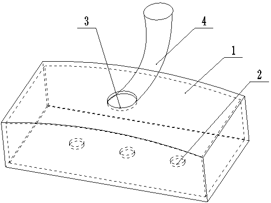 Tree underground seepage type independent liquid supplying device