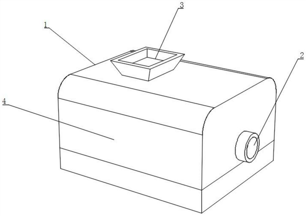 Numerical control machine tool cooling liquid filtering device