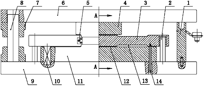 Floating sizing die