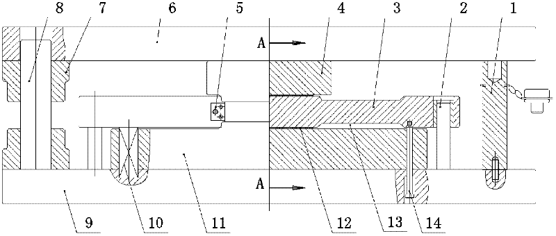 Floating sizing die