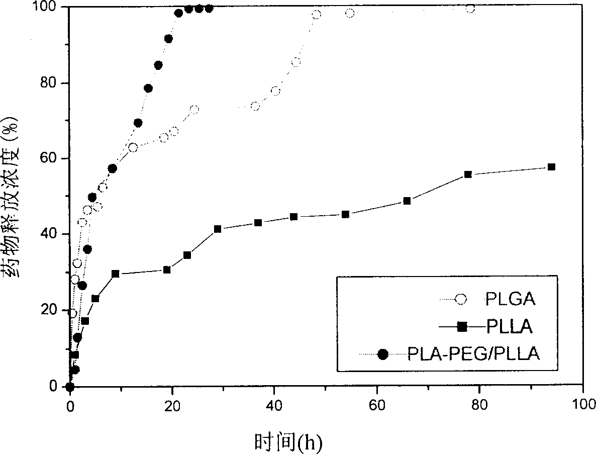 Nanometer fiber slow-releasing system and its prepn process and application