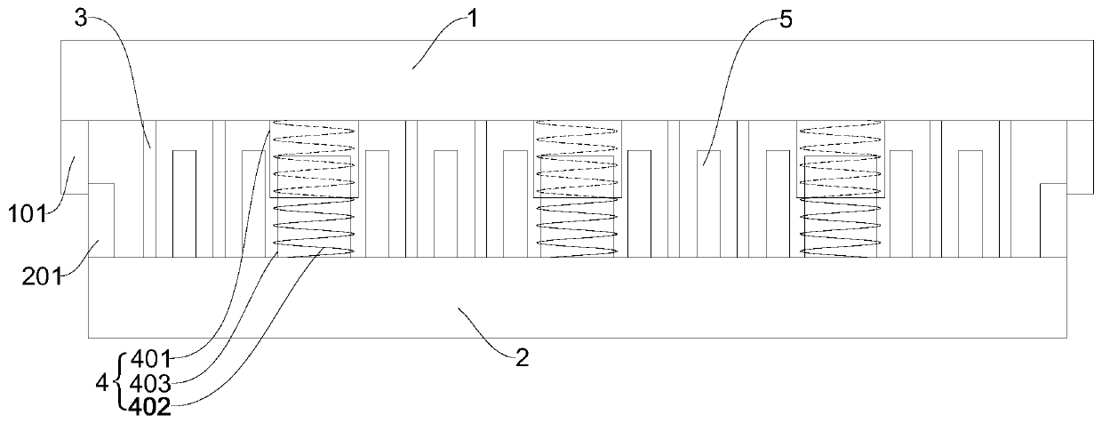 Device and method for detecting the number of people based on pressure sources