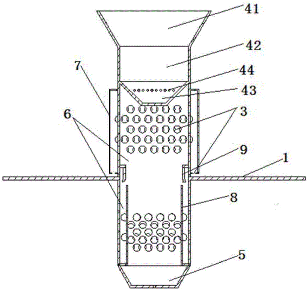 Low-resistance efficient column tray