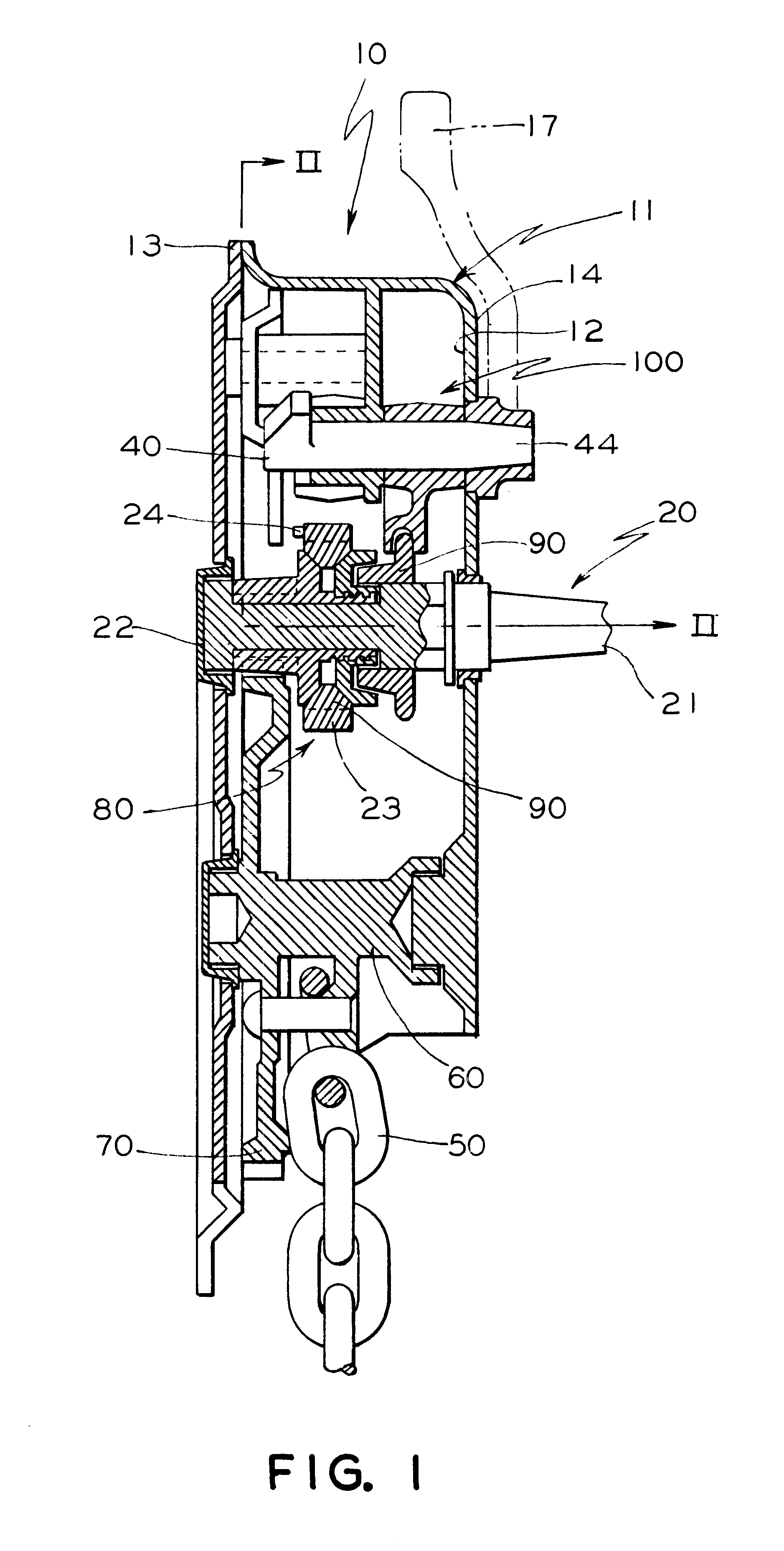 Apparatus for a quick release mechanism in a railcar hand brake